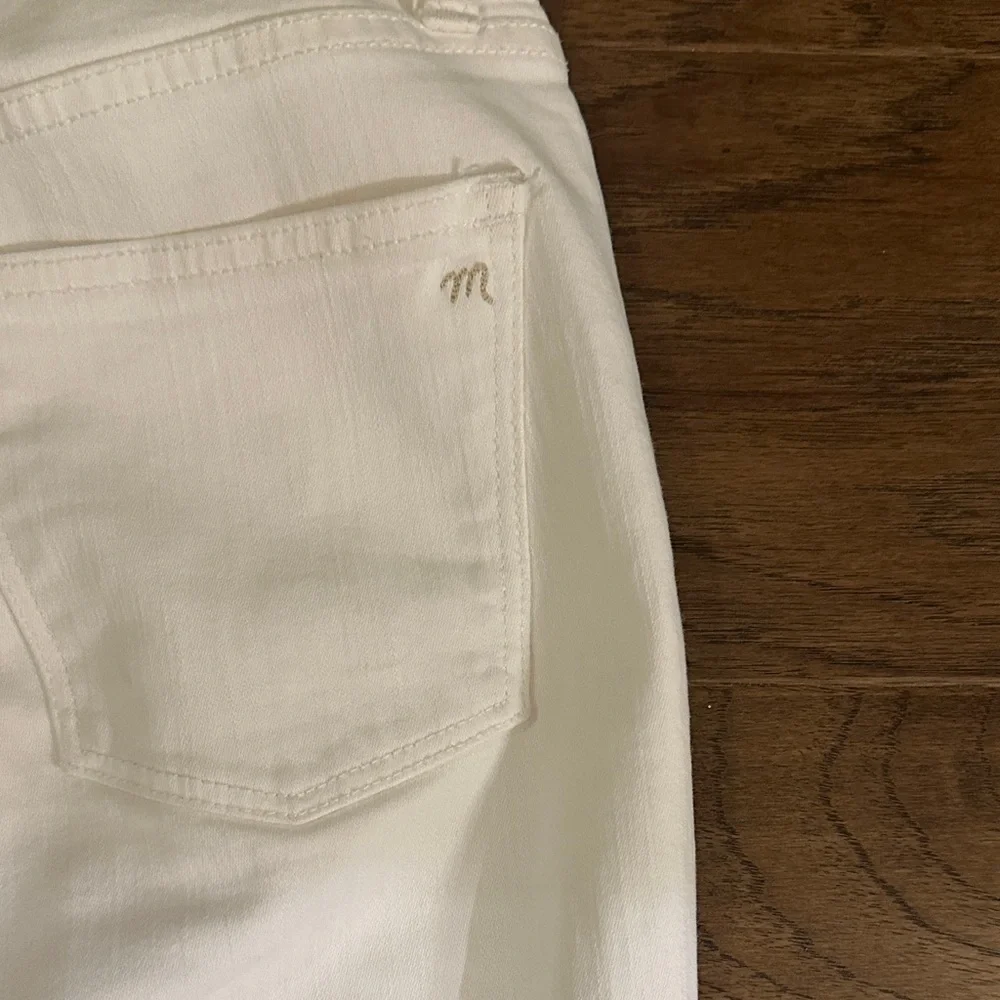 MADEWELL  Sz 25 White High-Waisted SKINNY  Jeans - Picture 5 of 7